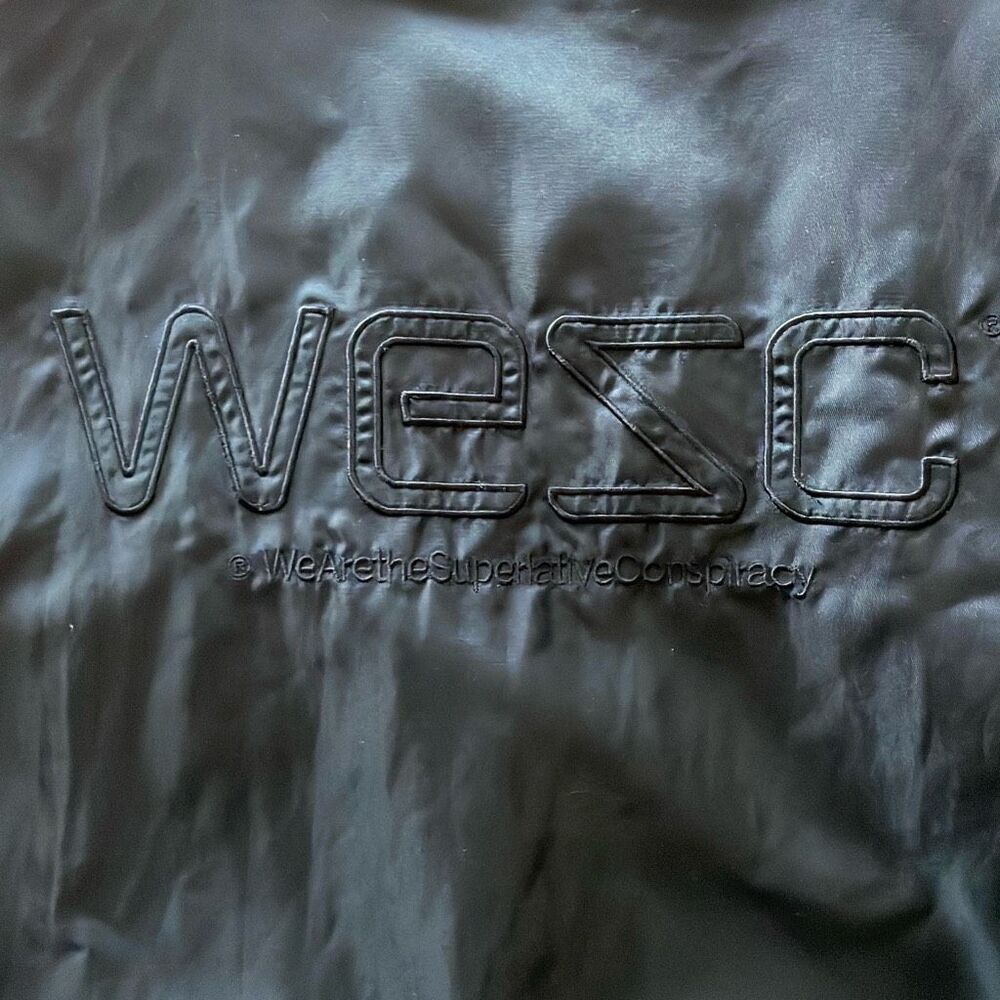 Flawed we are the superlative conspiracy Willie varsity bomber men’s jacket - Picture 16 of 16